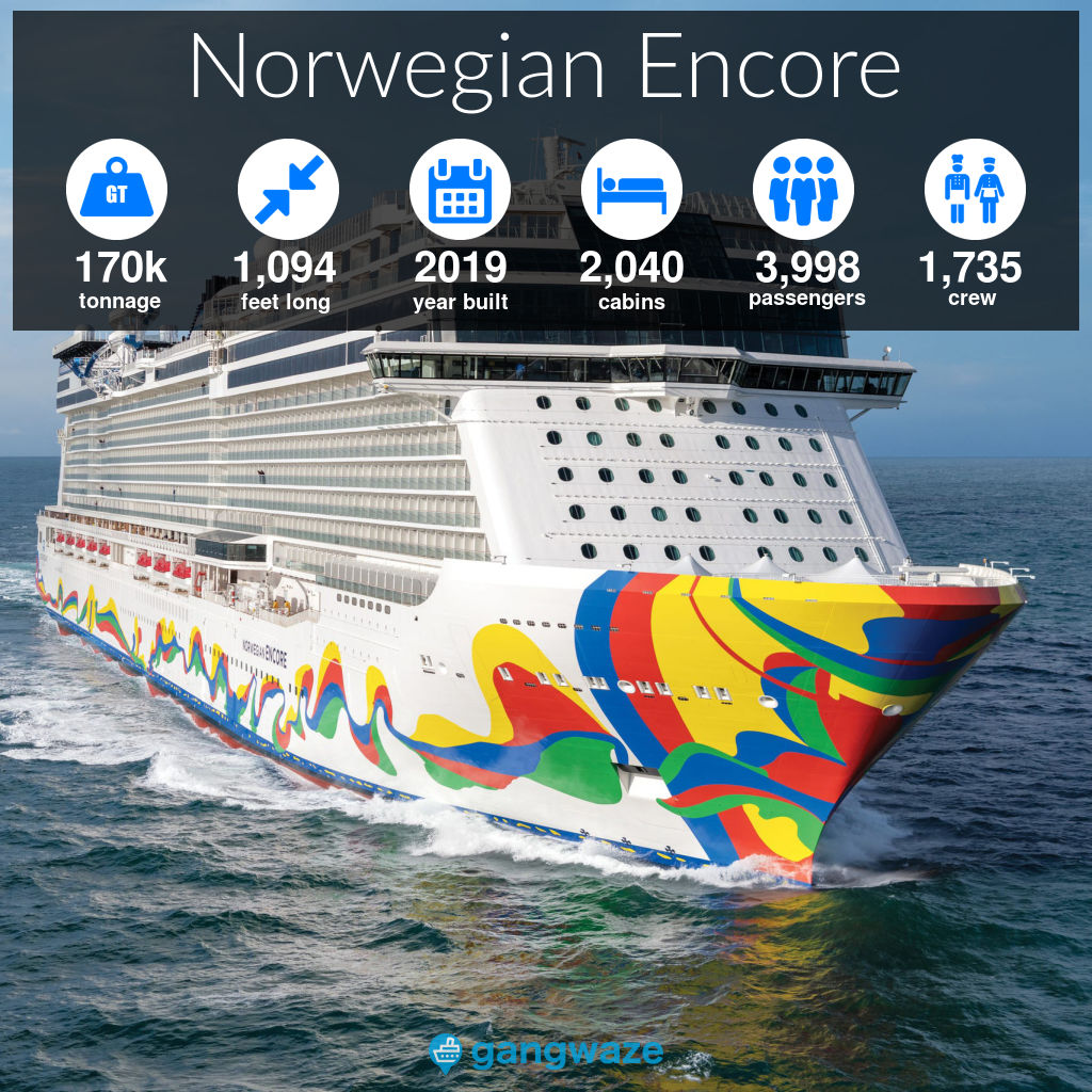 Norwegian Encore Size, Specs, Ship Stats & More